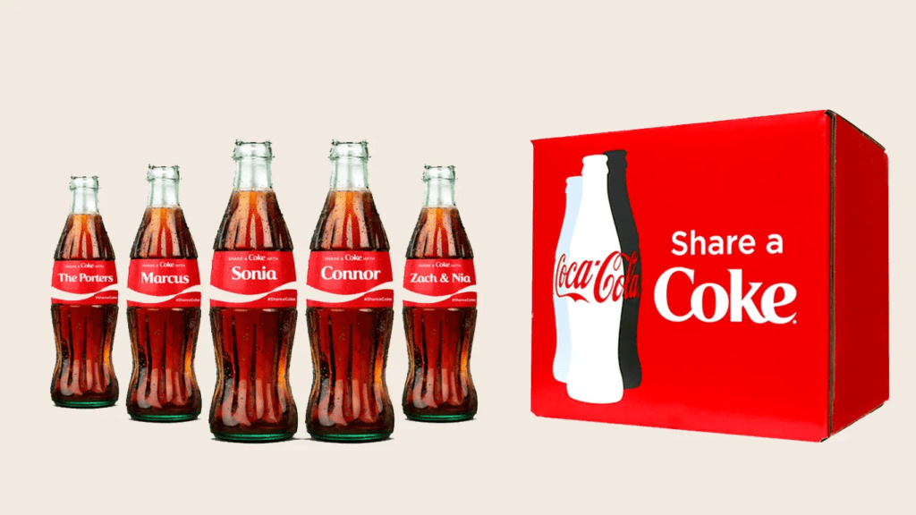 Coca-Cola’s “Share a Coke” campaign